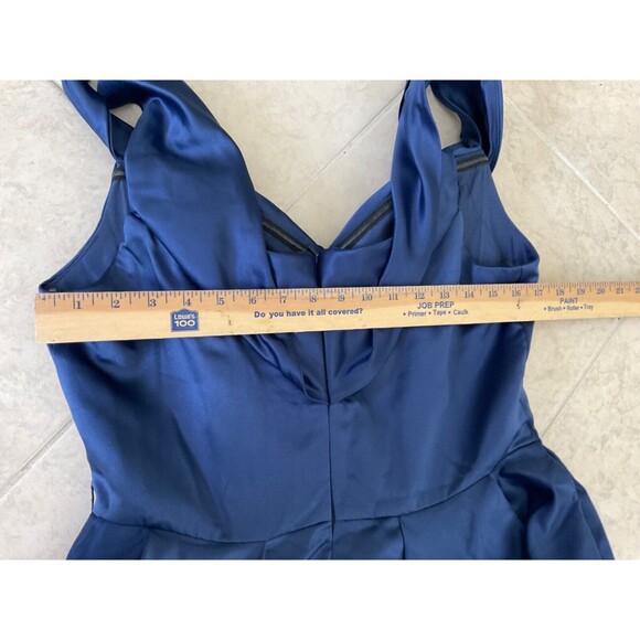 Stacees Formal maxi Gown women’s size 16 Royal Blue Prom Wedding Gala w train - Picture 5 of 13